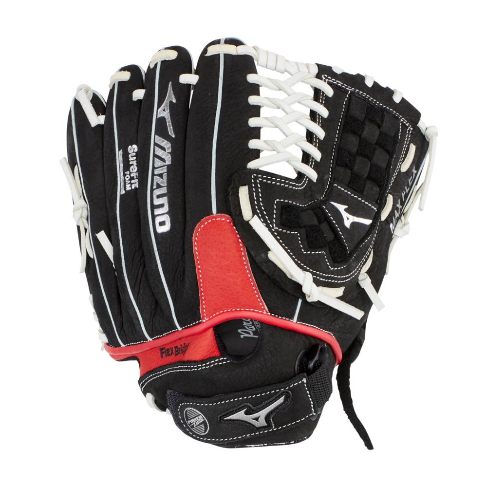 Mizuno Prospect Paraflex Series 11.5" Férfi Kesztyű Fekete/Piros PDE894605